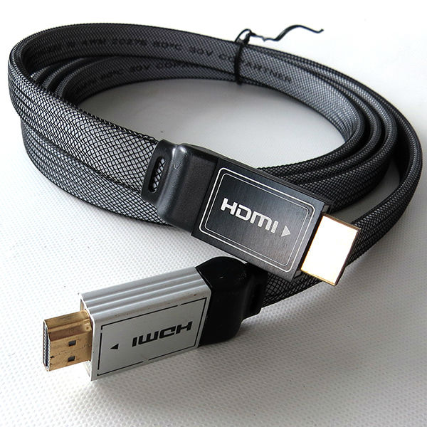 Professional manufacturer HDMI cable nylon braid flat HDMI cable