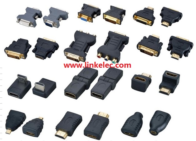 Black 15cm Micro HDMI Male To HDMI Female Adapter Short F/M Cable