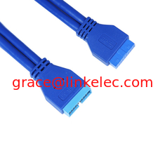 China USB3.0 main board 20pin male to female cable USB3.0 20pin Motherboard Extension Cable supplier