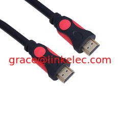 China dual color molding hdmi cable with ethernet Ferrite core Supports 3D, Audio Return Channel supplier