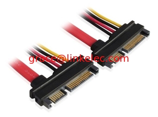 China 7+15Pin male to male SATA Computer cable,SATA 7PIN+15PIN Cable cheap price supplier