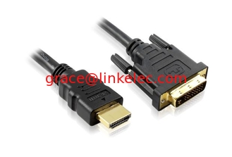 China Gold plated 1.5ft HDMI digital video cable HDMI/dvi Male to Male cable,DVI 24+1 M Cable supplier