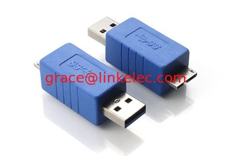 China USB3.0 A male to micro B adapter usb3.0 AM to Micro B type converter supplier