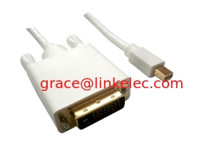 China Mini DisplayPort to DVI Video Cable, Mini DisplayPort Male to DVI Male, 6 foot supplier