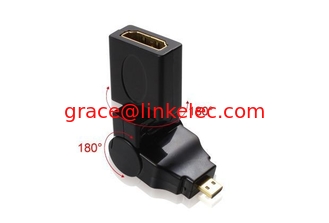 China High quality HDMI adapter,360 degree swivel,micro hdmi male to hdmi female supplier