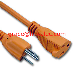 China UL certificated 3 Prong US AC Power Cord Cable NEMA 5-15P/IEC320-C19 supplier