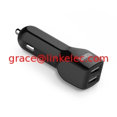 China Anker USB 4.8A2.4W Dual Port Car Charger Simultaneous full-speed charging Black supplier