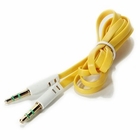 New Multi Color 3 FT 3.5mm 1/8 Aux Cable Cord Flat Audio Wire for Apple iPhone 5