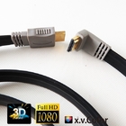 Black High Speed 90 Degree (Right Angle) Flat HDMI Cable with Ethernet (6 FT)