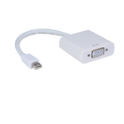 Factory supply mini dp to VGA adapter in white color support 1080p
