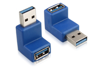 new angle 90 degree USB 3.0 adapter, USB A male to A female adapter