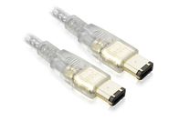 High speed Firewire IEEE 1394 6 pin to 6 pin Cable 1m Lead