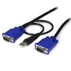 USB VGA 2in1 KVM Cable for any computer equipped with a USB Keyboard and Mouse