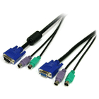 6 ft 3 in 1 PS/2 KVM Cable with high quality