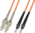 multimode Duplex Fiber Optic Patch Cable 3M ST-SC 62.5/125 Orange