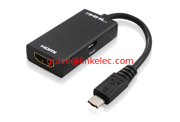 mhl hdmi micro 11pin cable for samsung htc smart phone tablet for galaxy s3