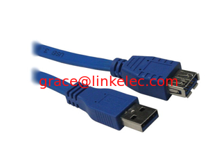 China 3ft flat USB AM TO USB AM USB3.0 Cable supplier