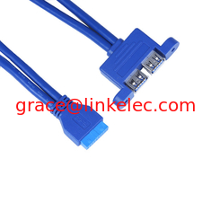 China Main board 20pin to USB3.0 2 ports converter motherboard USB3.0 supplier
