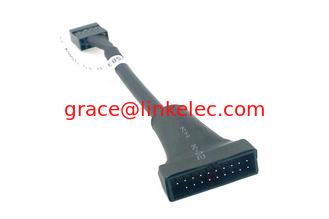 China USB 3.0 to USB 2.0 Internal Cable 4.7"Black USB 3.0 20 Pin to USB 2.0 9 Pin Male to Female supplier