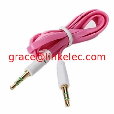 China AUX 3.5mm Stereo cable Flat cable Style supplier