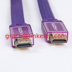 China Professional manufacturer HDMI cable nylon braid flat HDMI cable supplier