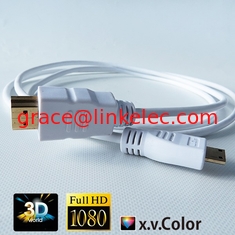 China 1.4V Round hdmi to mini cable ,hdmi A TO C Cable white supplier