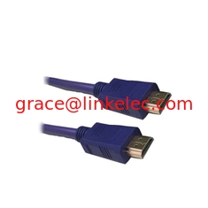 China Professional Supplier of HDMI Cables Gold Plating dark blue color supplier