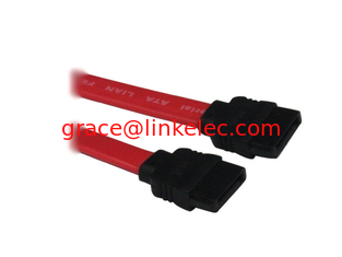China SATA Data Cables Straight (Red SATA 7P Plug to SATA 7P Plug SATA Cable) supplier
