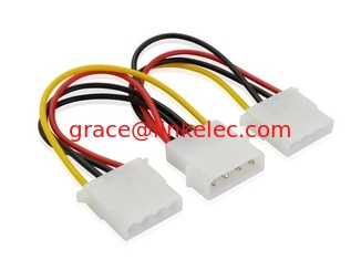 China factory selling 4Pin Y splitter sata power cable,SATA Y Cable supplier
