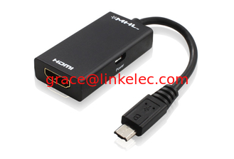 China MHL HDMI Micro 11PIN cable for Samsung HTC Smart Phone Tablet for Galaxy S3 supplier