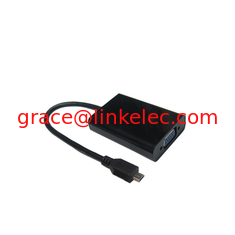 China Premium MHL TO VGA+Audio+Power charging adapter for Projector Monitor or TV supplier