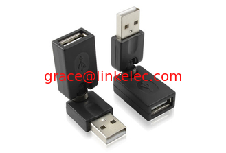 China High Quality USB 2.0 AF to AM Adapter, Support 360 Degree Rotation supplier
