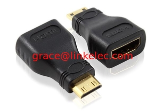China Mini HDMI M to HDMI F Adapter Coupler Mini-HDMI C Type,hdmi adapter supplier