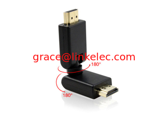 China 360 Degree Rotary HDMI Male to male Connector Adapter converter supplier
