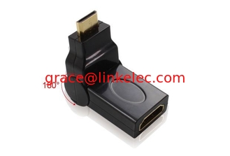 China 180 Degree Rotation Swivel MINI HDMI Male to HDMI Female M/F Adapter Converter supplier