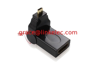 China factory wholesale 180 degree rotatable HDMI to Mini HDMI adapter/HDMI A TO HDMI D supplier