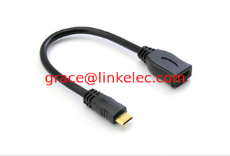 China MINI HDMI Male To HDMI Female converter adapter Extension cable for HDTV supplier