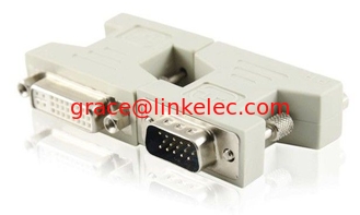 China DVI to VGA DVI-I(24+5) female to D-Sub 15P male Adapter Converter supplier