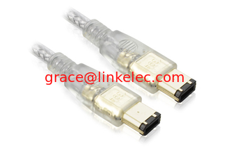 China High speed Firewire IEEE 1394 6 pin to 6 pin Cable 1m Lead supplier
