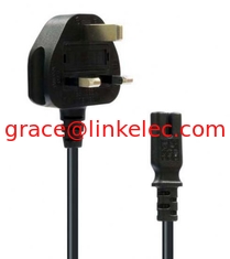 China BS Certificated Power Cord UK Plug to Figure 8 Fig of 8 Lead Cable C7 5m supplier