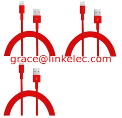 China colorful USB to 8PIN Charging and Data sync cable cord for 5 5s 5c iPod Touch 5 Red supplier