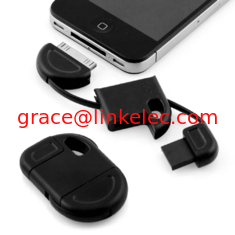 China Brand New Fun &amp; Discreet Keyring USB Sync and Charge data cable for iPhone iPod iPad black supplier