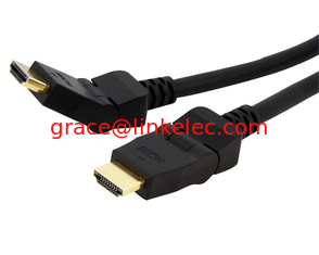 China 1m 180° Pivoting Swivel High Speed HDMI Cable HDMI roating cable Gold-plated connector supplier