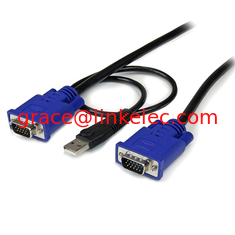 China USB VGA 2in1 KVM Cable for any computer equipped with a USB Keyboard and Mouse supplier