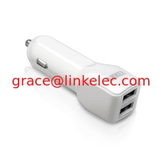 China Anker USB 4.8A2.4W Dual Port Car Charger Simultaneous full-speed charging White supplier