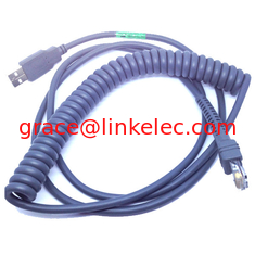 China 9ft Coiled USB Barcode Scanner Cable for Symbol LS2208 supplier
