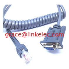 China 7ftCoiledMotorola Symbol cable RS232 Cable For use with LS1203 LS2208 And LS4208 Scanners supplier