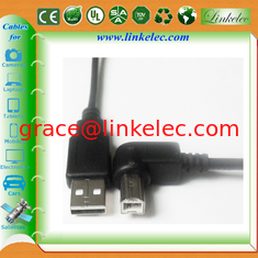 China 6FT ANGLE USB BM TO USB AM printer cable supplier