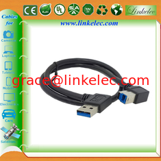 China USB 3.0 Right Angle A to B Cable ,USB3.0 printer cable supplier