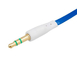 1.0 m 3.5 mm Port Audio Flat Extension Cable (Blue) supplier